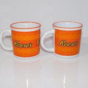 Pair (2) Hershey Reese's Peanut Butter cup Coffee Mugs